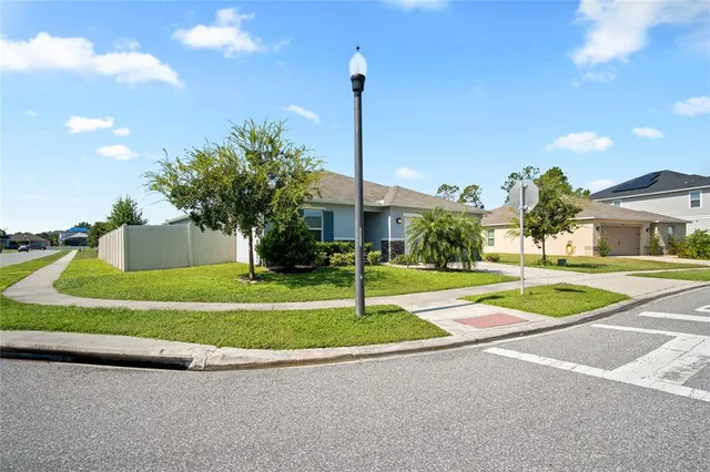 a house view with a outdoor space