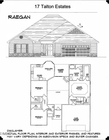 $334,000 | 208 Talton Ests Drive, Pikeville, NC 27863