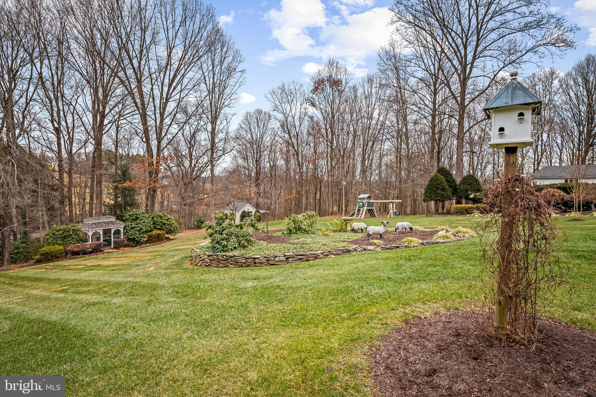 2202 Aquilas Delight Fallston, MD 21047 - Photo 28 of 35 a view of a house with a yard covered with snow