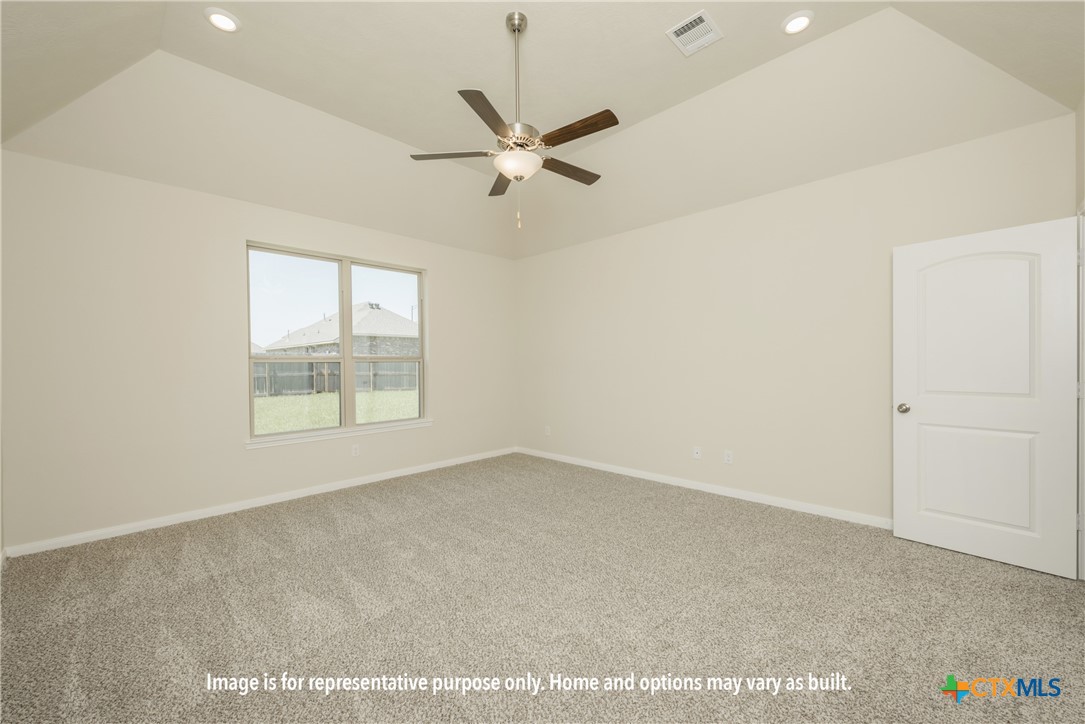 2021 Mercer Street Nolanville, TX 76559 - Photo 2 of 8 an empty room with windows and fan