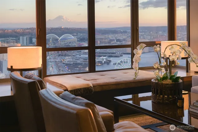 a room with furniture and window