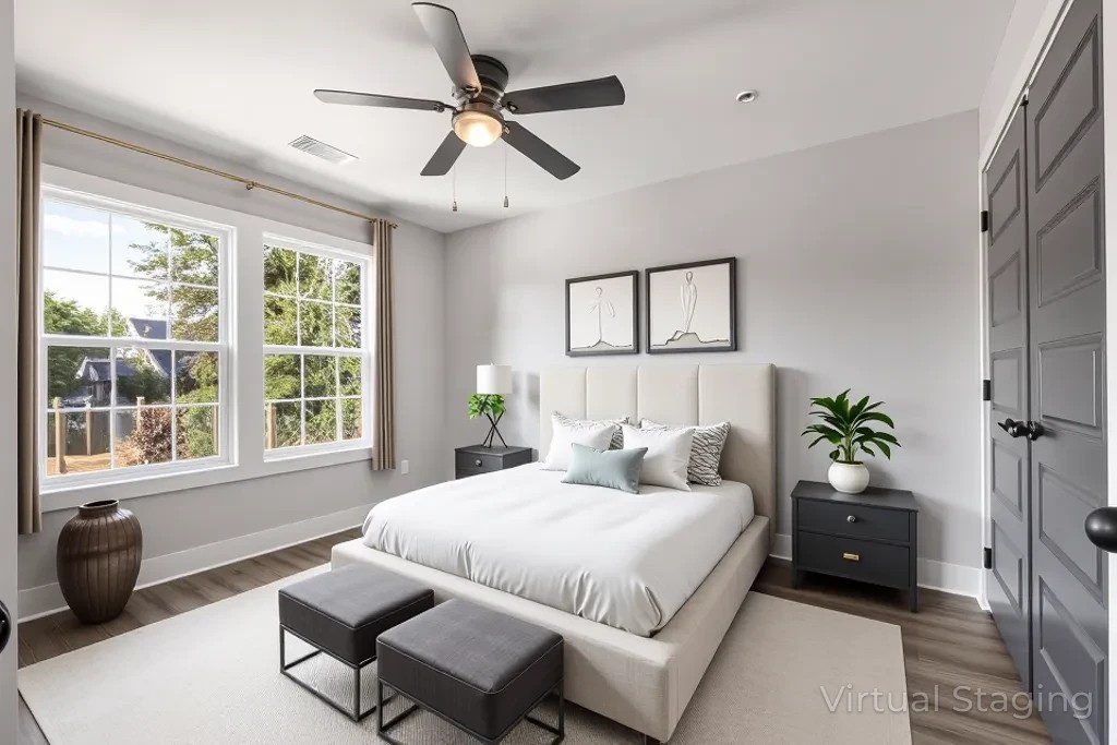 1613 Elizabeth Road Nashville, TN 37218 - Photo 12 of 14 a bedroom with a bed couch and window