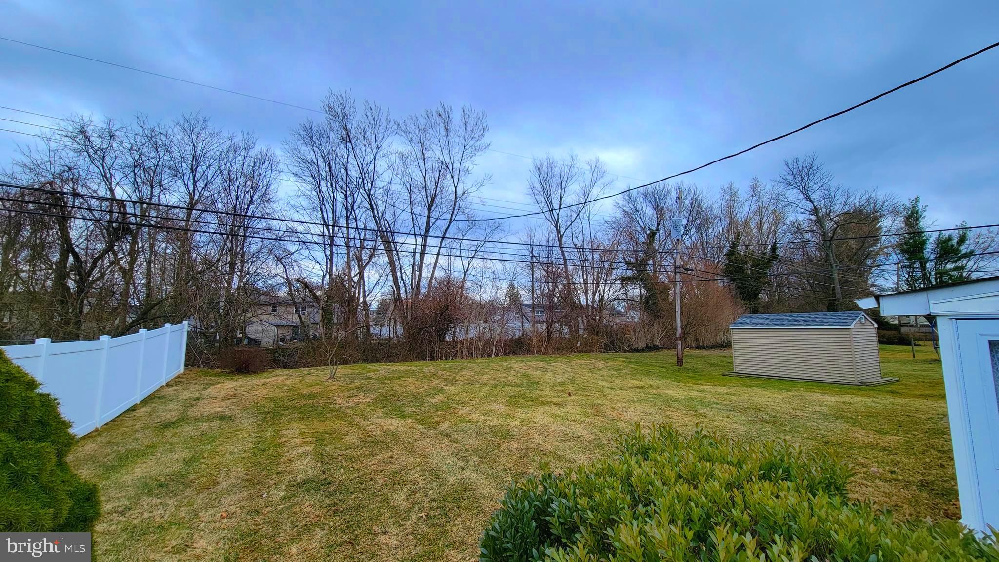 34 Hollow Road Levittown, PA 19056 - Photo 4 of 22 Rear Yard backing onto creek