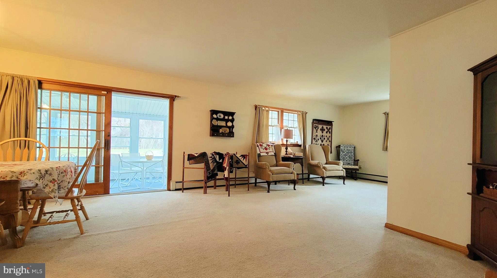 34 Hollow Road Levittown, PA 19056 - Photo 8 of 22 Living/Dining room, Anderson sliding French door