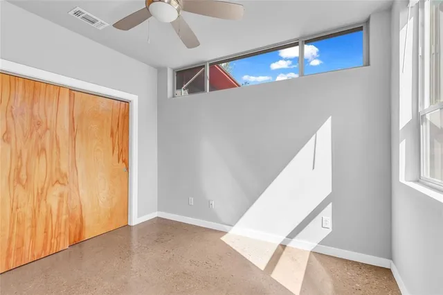 a view of an entryway with a window