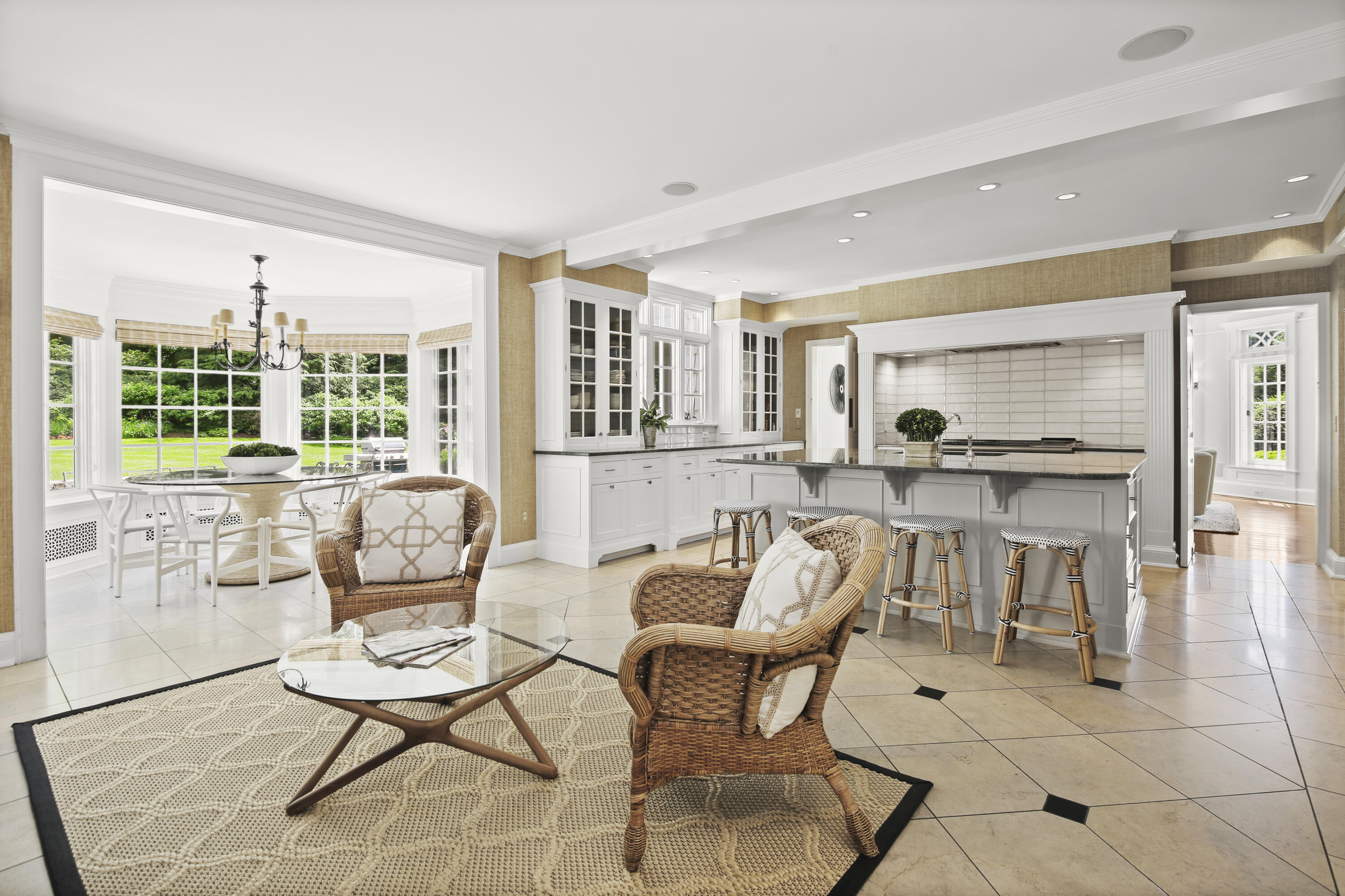 707 West Road New Canaan, CT 06840 - Photo 21 of 58 a living room with furniture and a table