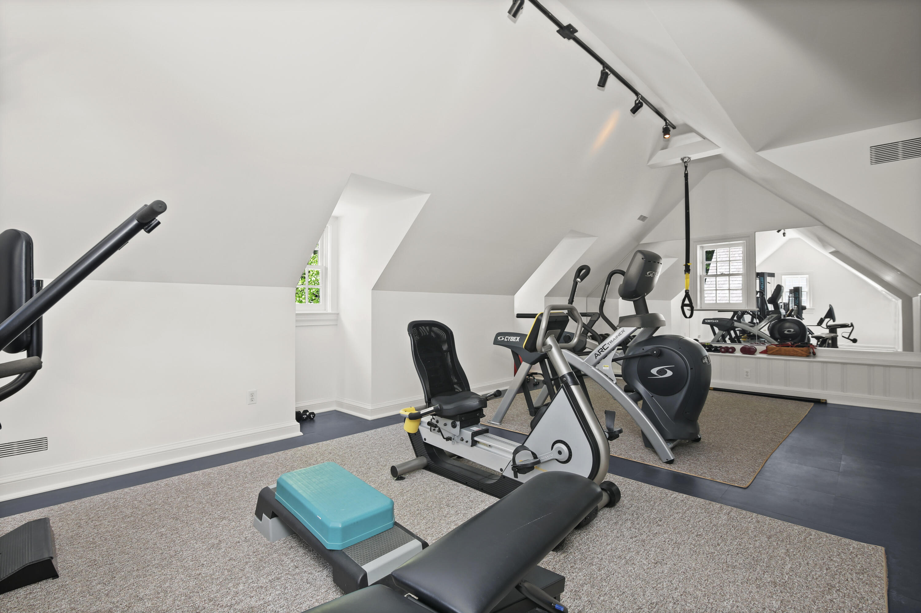 707 West Road New Canaan, CT 06840 - Photo 47 of 58 a view of a room with gym equipment