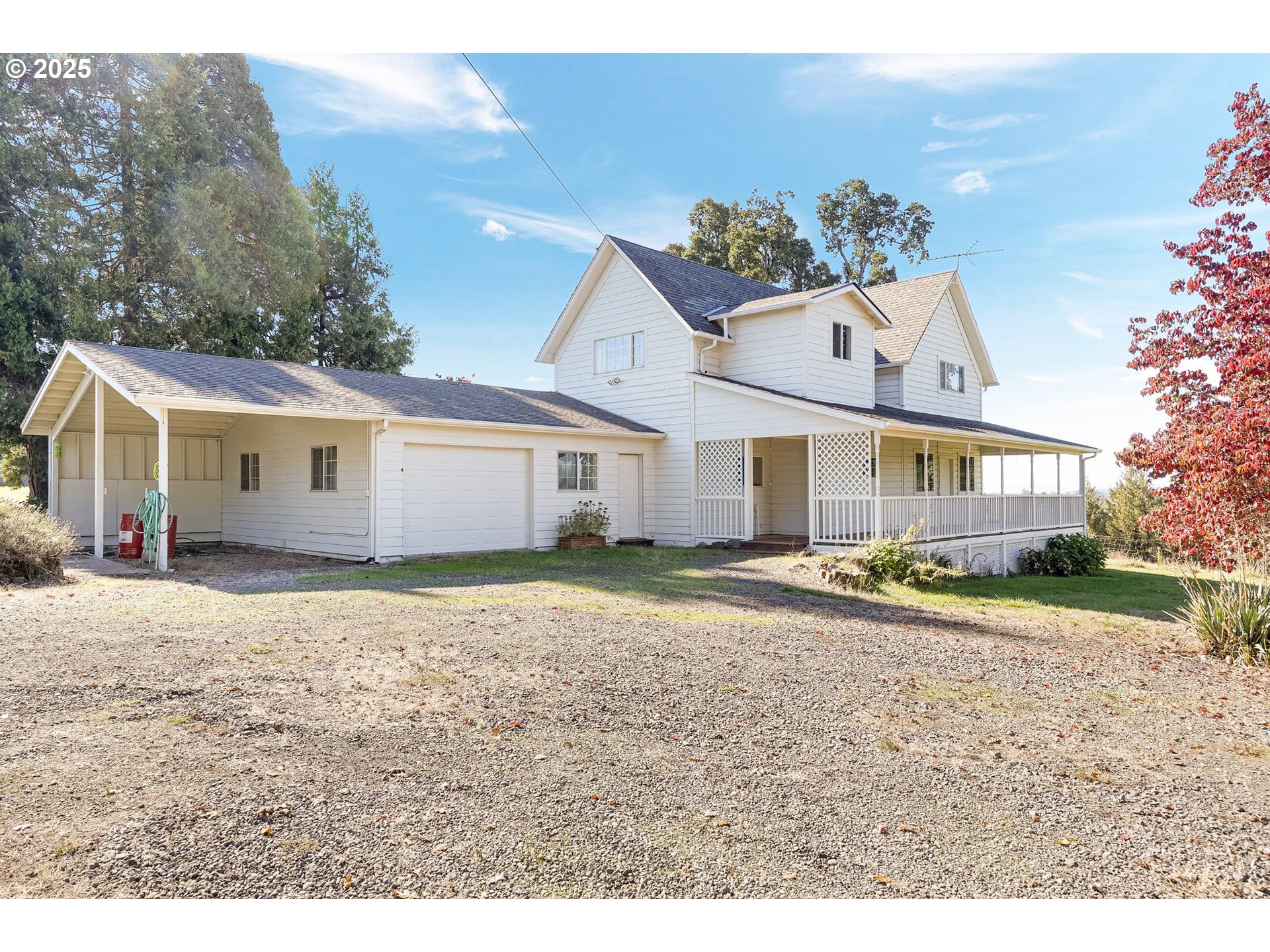 41036 Stayton Scio Road Southeast Stayton, OR 97383 - Photo 2 of 47 a view of a house with a yard and pathway
