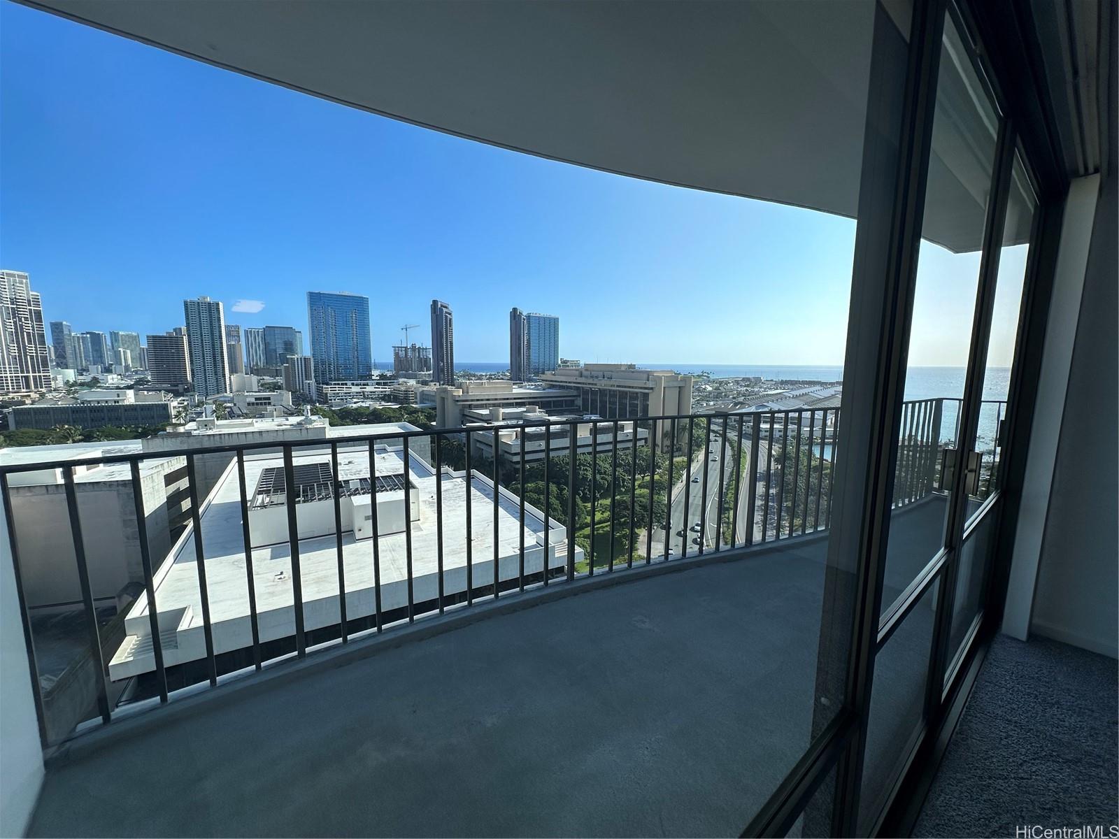 700 Richards Street, Unit 1708 Honolulu, HI 96813 - Photo 11 of 18 a view of city from balcony