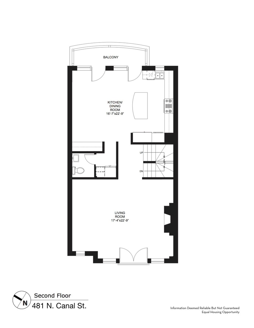 481 North Canal Street Chicago, IL 60654 - Photo 32 of 50 a picture of a floor plan