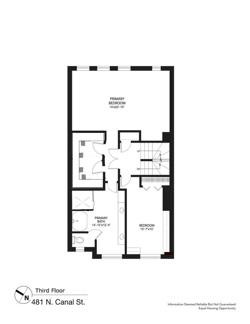 481 North Canal Street Chicago, IL 60654 - Photo 33 of 50 a picture of a floor plan