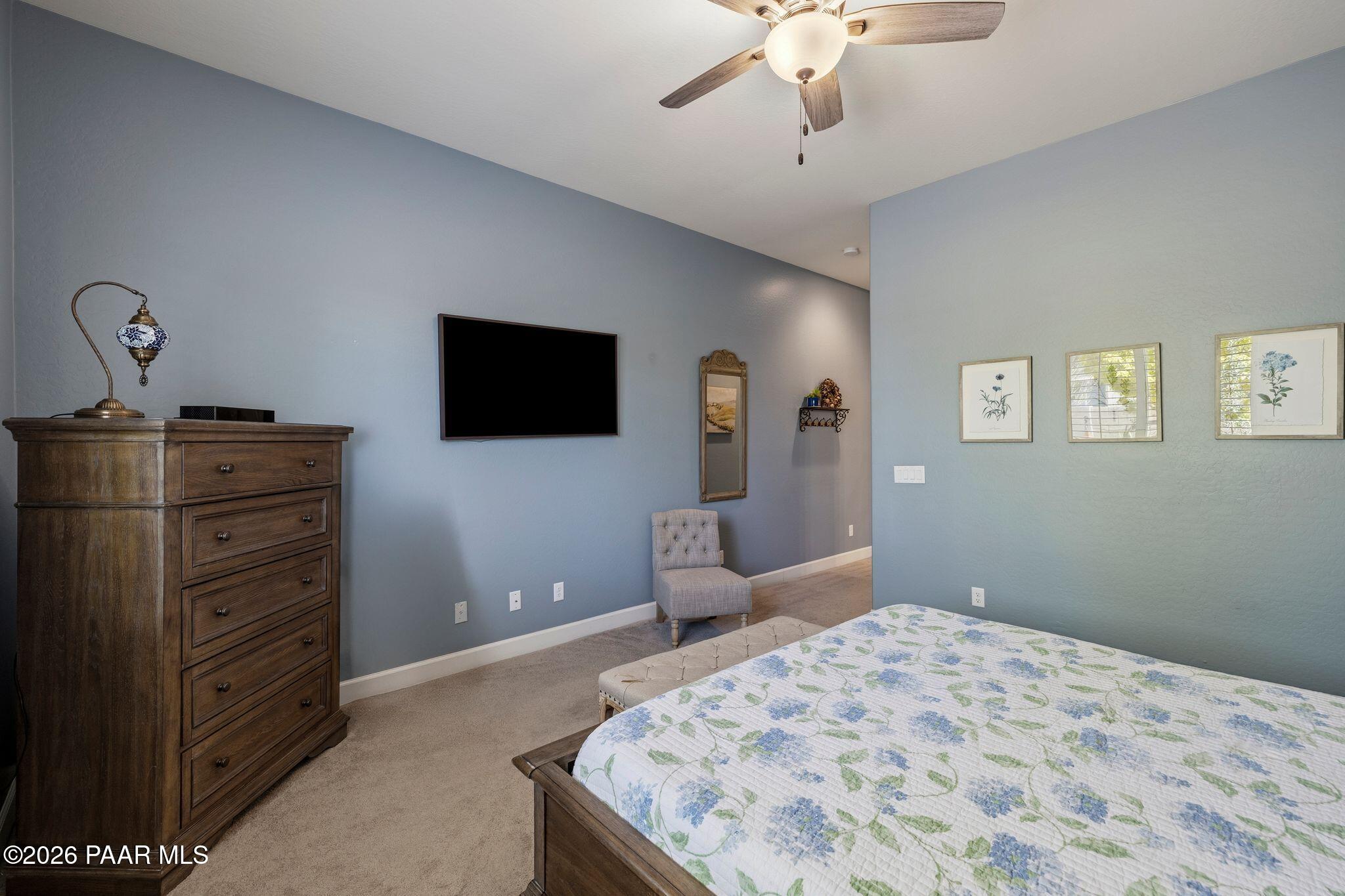 8636 Wandering Creek Road Prescott Valley, AZ 86315 - Photo 17 of 47 Primary Bedroom