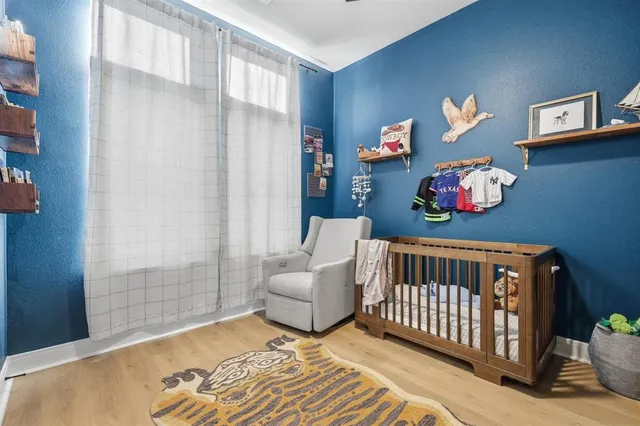 a view of a backyard with a garden