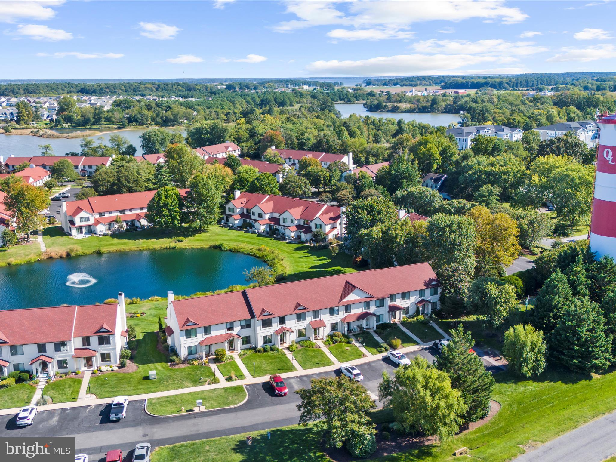 30 Queen Mary Court Chester, MD 21619 - Photo 50 of 60 an aerial view of a house with a swimming pool yard and outdoor seating