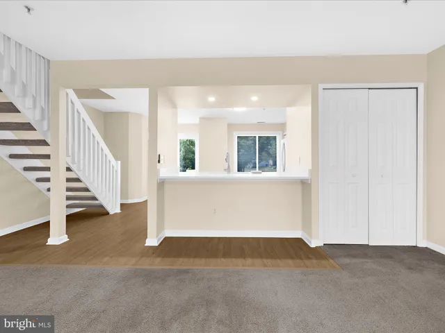 an empty room with window