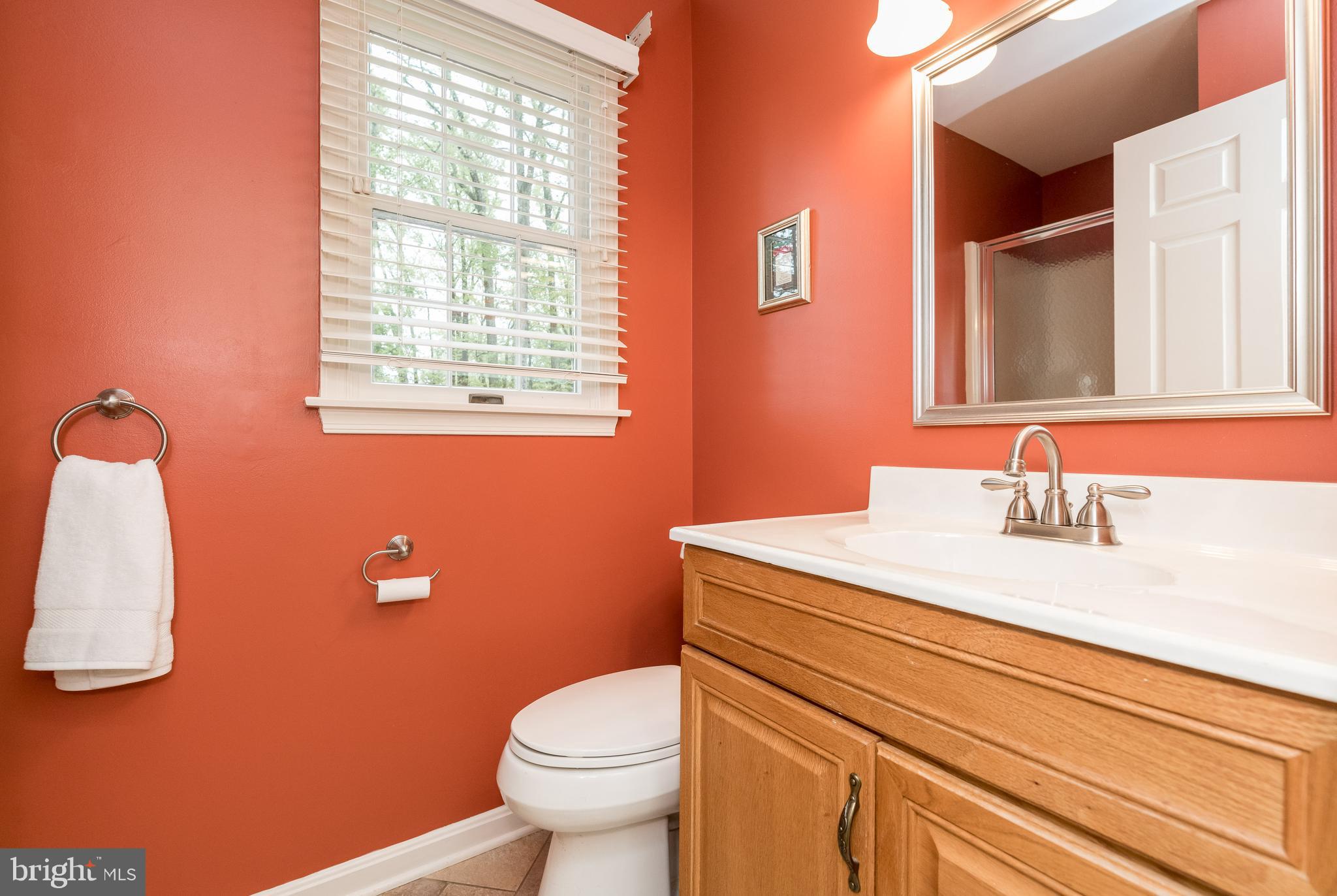 1007 Valewood Road Towson, MD 21286 - Photo 20 of 49 a bathroom with a sink a toilet and a mirror