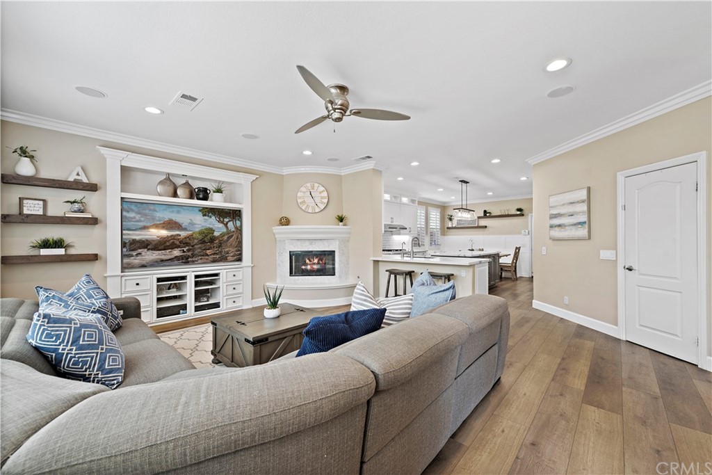 16 Melody Lane Ladera Ranch, CA 92694 - Photo 9 of 37 Famlly Room w/fireplace