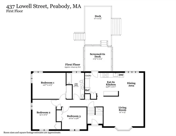 $839,900 | 437 Lowell Street, Peabody, MA 01960