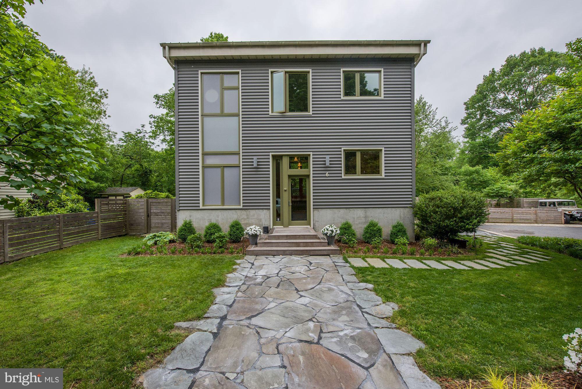 6 Thorne Road Cabin John, MD 20818 - Photo 1 of 39 Front elevation at end of cul de sac
