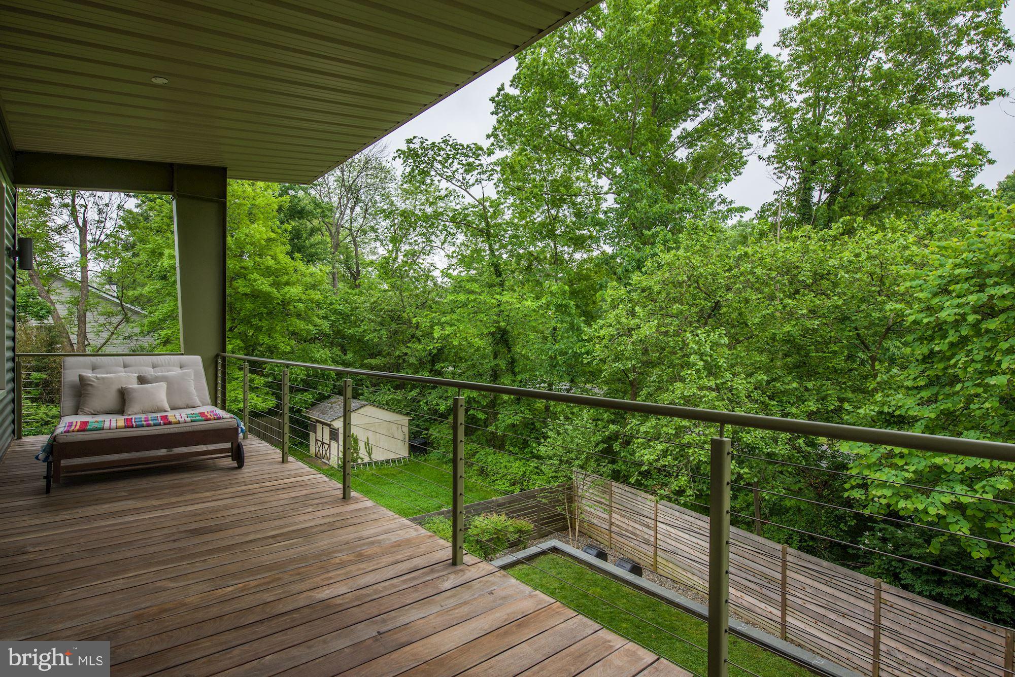 6 Thorne Road Cabin John, MD 20818 - Photo 19 of 39 Balcony off Master Bedroom