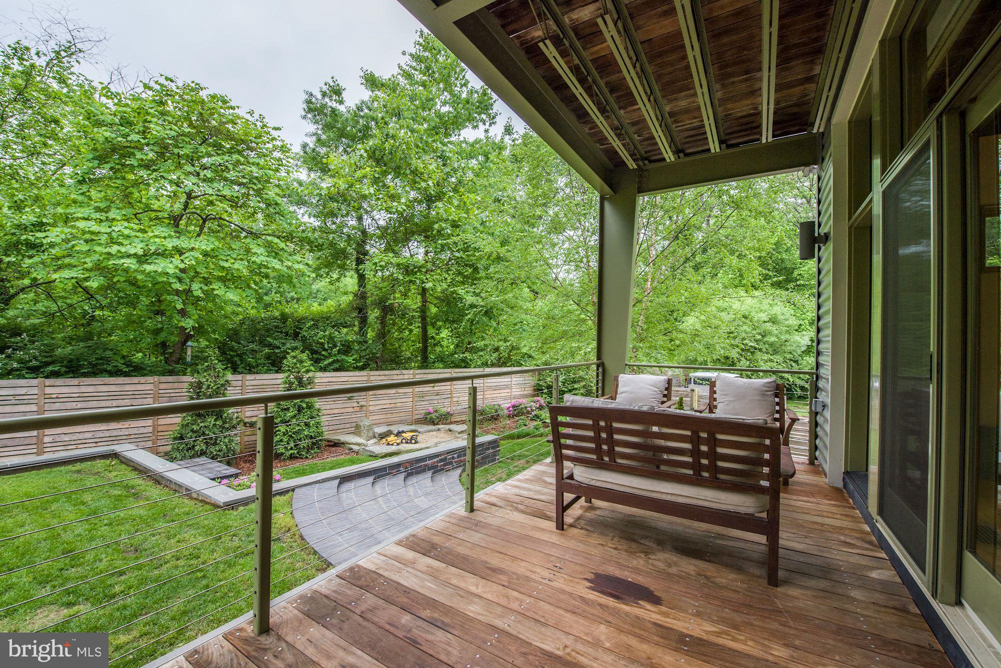 6 Thorne Road Cabin John, MD 20818 - Photo 9 of 39 Main floor deck