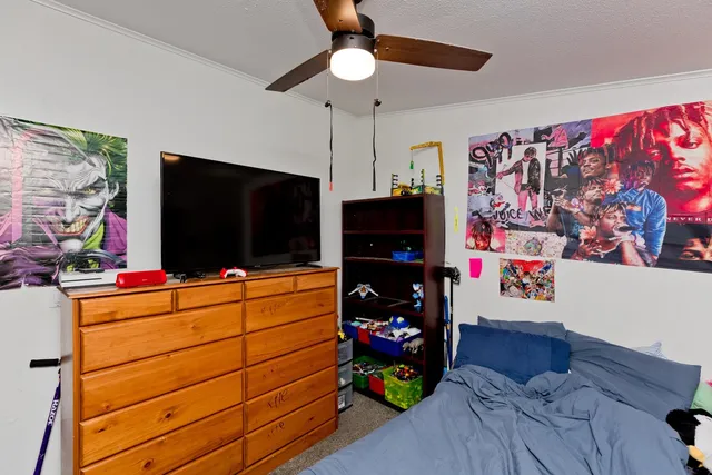 a room with furniture and a flat screen tv