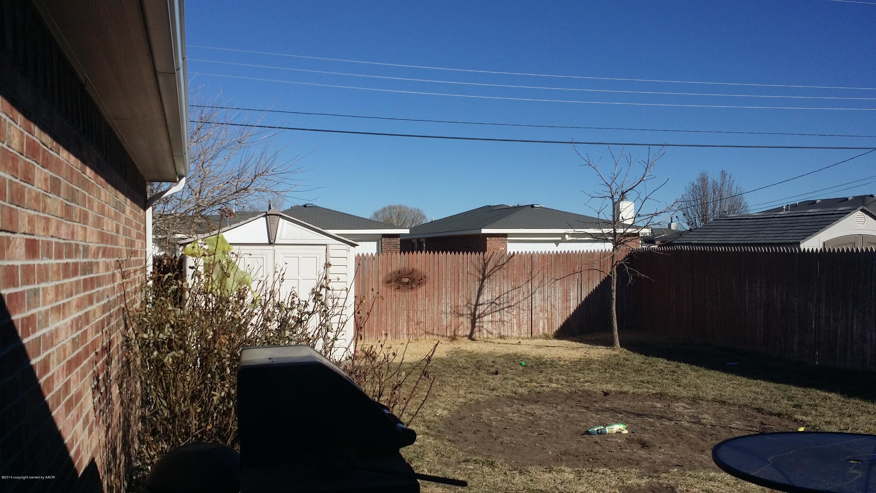 1148 Shasta Drive Amarillo, TX 79110 - Photo 22 of 22 Back yard
