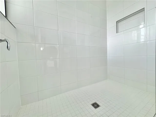 a view of a park with a slide