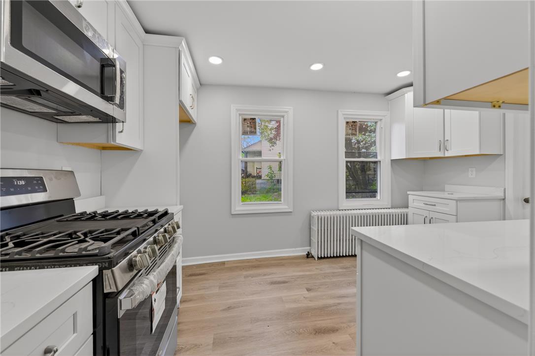 65 2nd Street Slatington, PA 18080 - Photo 17 of 46 This newly updated kitchen offers abundant culinary space with sleek countertops and modern appliances.