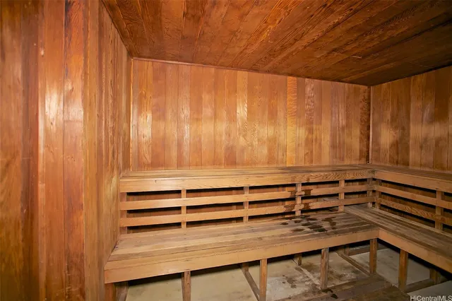 a view of a hardwood and door