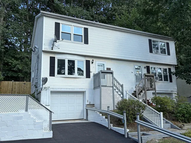 a house view with a outdoor space