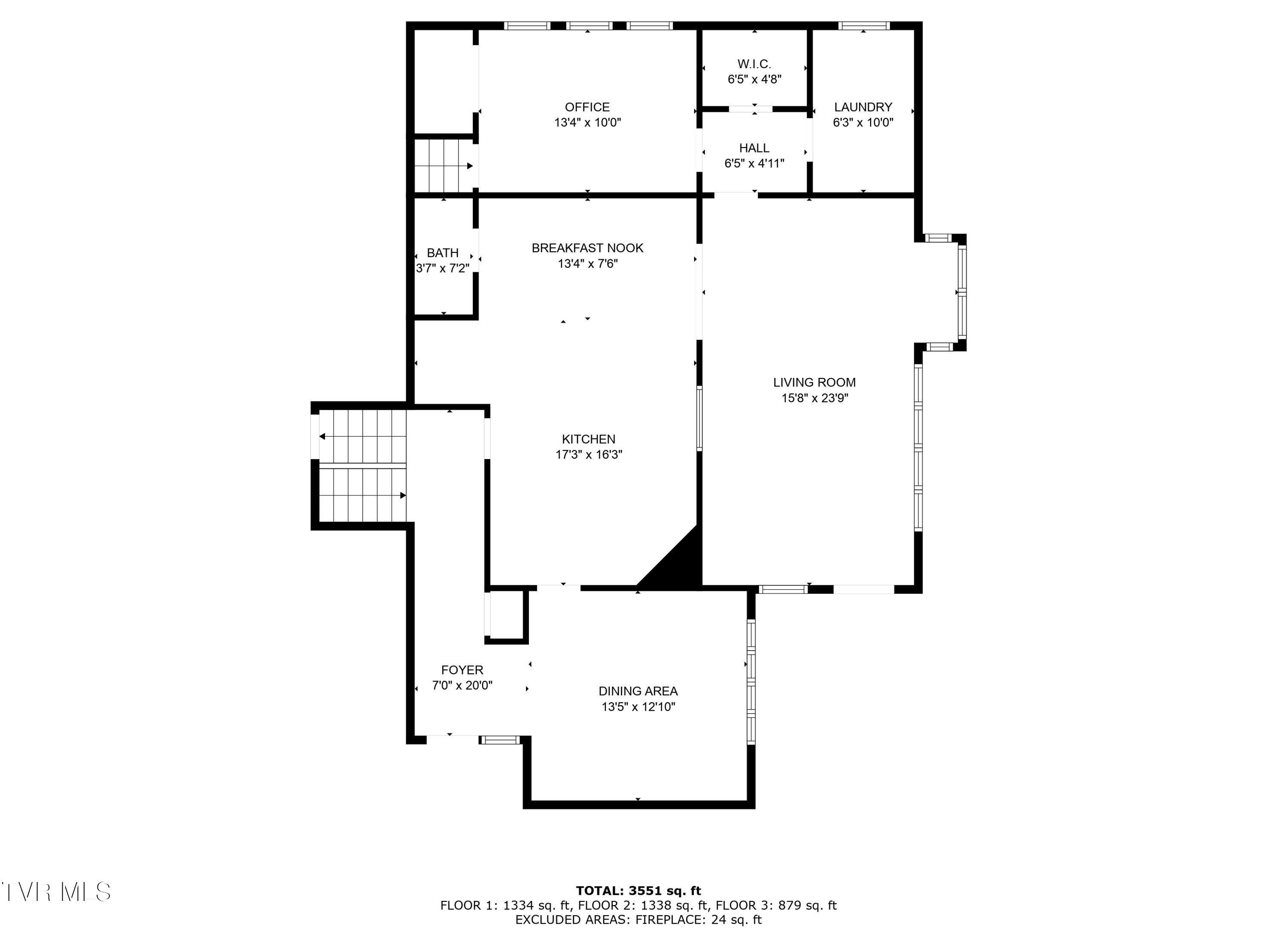 159 Columbine Road Kingsport, TN 37660 - Photo 106 of 108 columbine main level floor plan