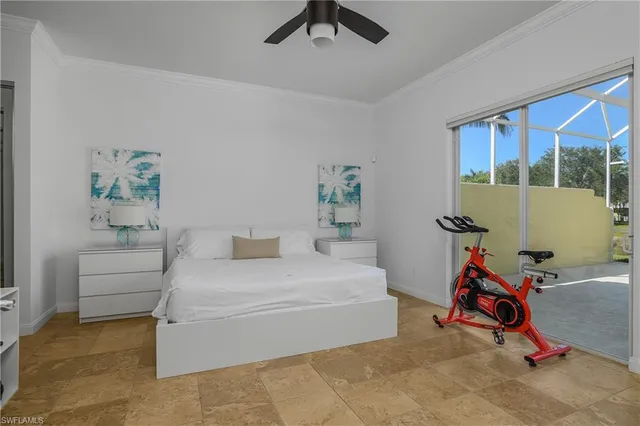 a bedroom with furniture and a couch