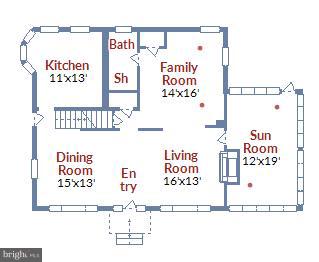 9009 Bradford Road Silver Spring, MD 20901 - Photo 22 of 24 Main Level Floor Plan