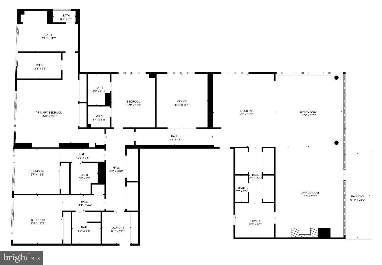 1055 Wisconsin Avenue Northwest, Unit 4E Washington, DC 20007 - Photo 58 of 58 Floor Plan