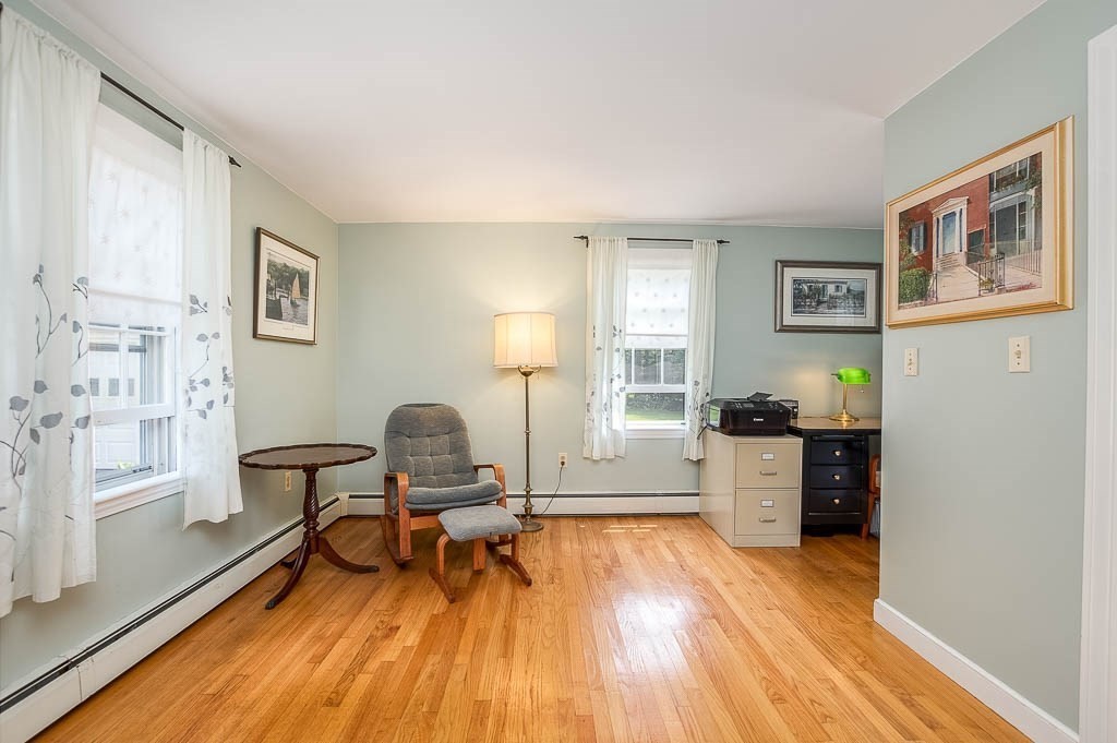 46 Park Street Dedham, MA 02026 - Photo 10 of 35 a living room with furniture and wooden floor