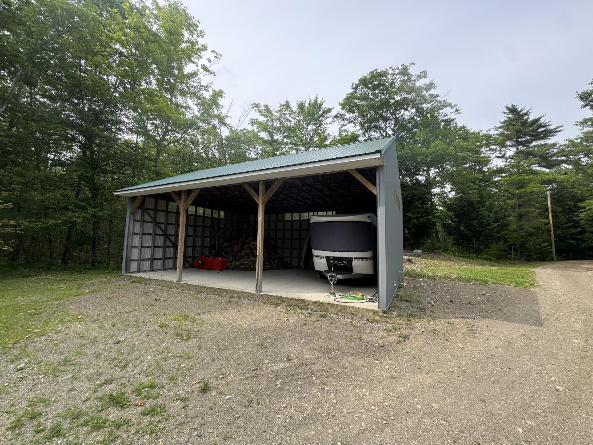 71 Garland Road Dixmont, ME 04932 - Photo 5 of 23 Pole Barn