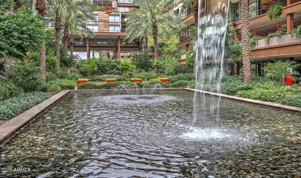 a view of parking garage