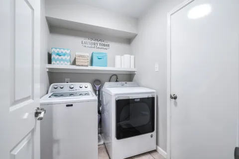 a view of washer and dryer