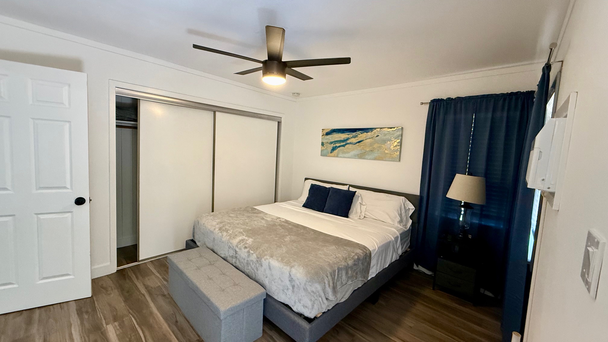 1802 East University Avenue Georgetown, TX 78626 - Photo 29 of 35 a bedroom with a bed and a closet