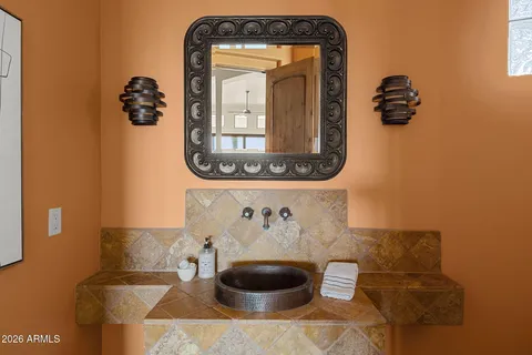 a view of a livingroom with furniture and windows