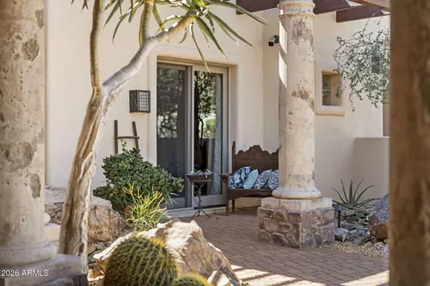 a view of outdoor seating