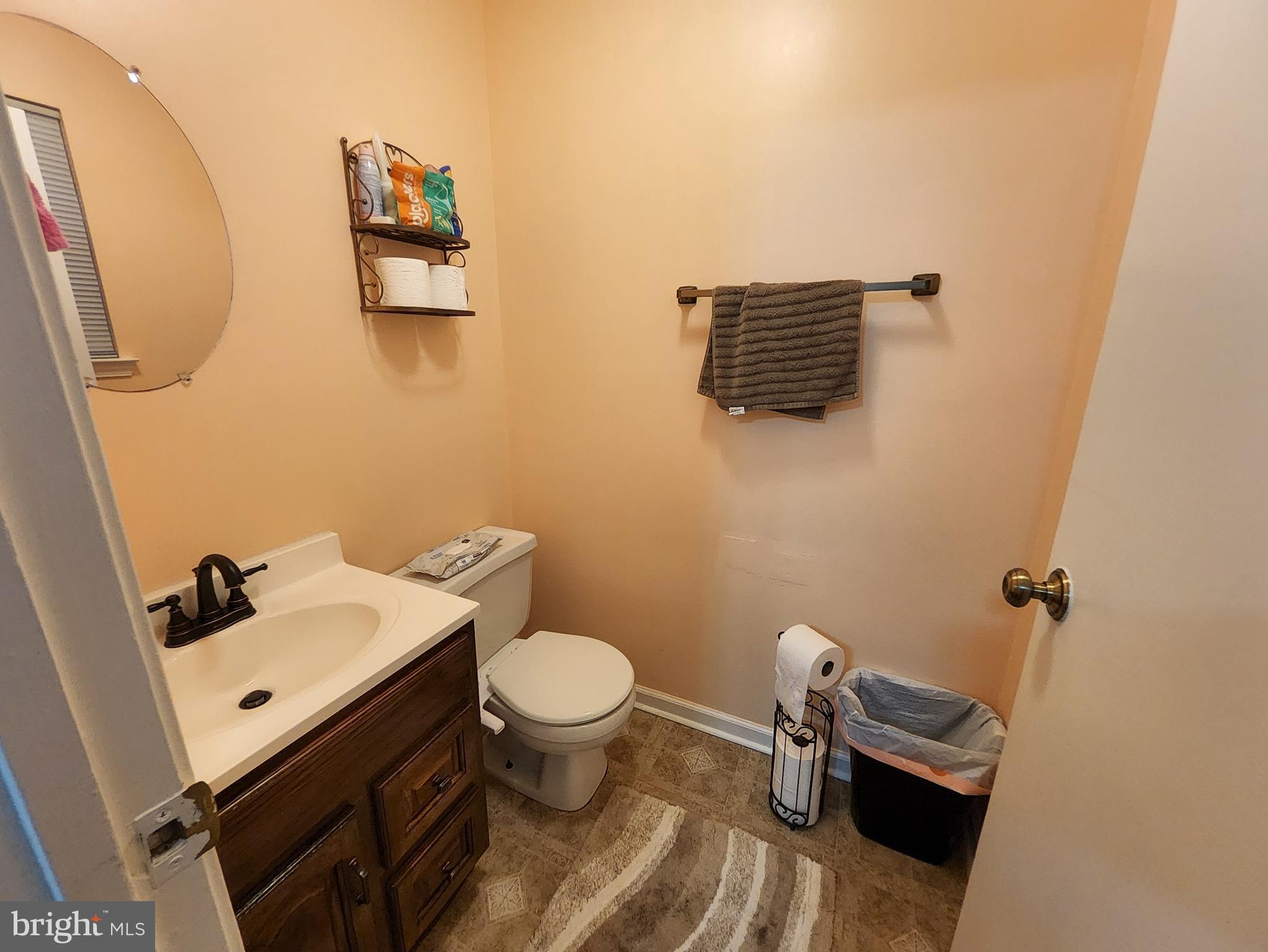 2 Adam Court Eastampton, NJ 08060 - Photo 14 of 34 a bathroom with a sink and mirror