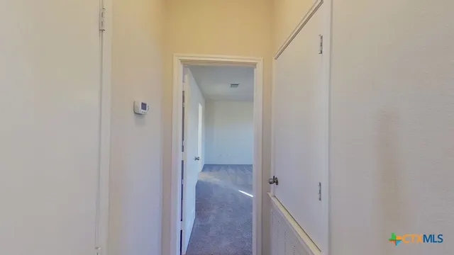 a view of a livingroom with a window