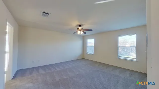 a view of an empty room
