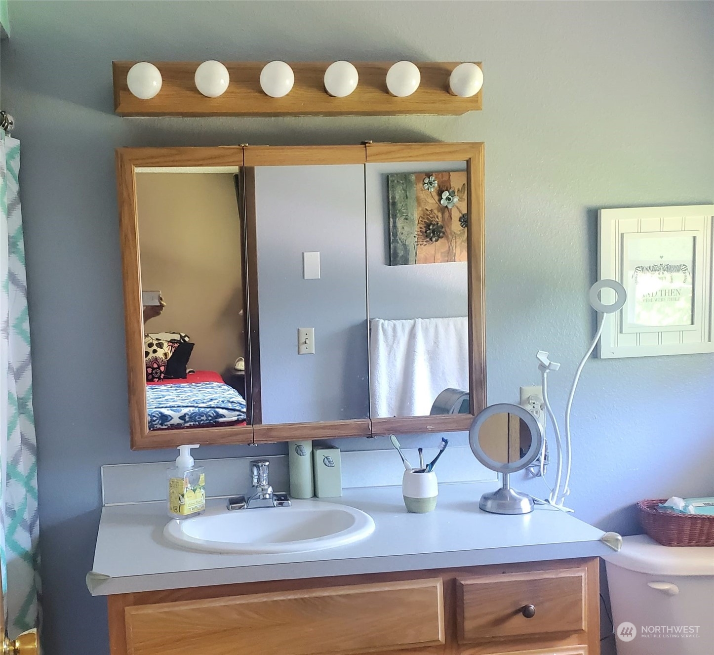 4403 Thomson Avenue Everett, WA 98203 - Photo 12 of 18 a bathroom with a sink and a mirror