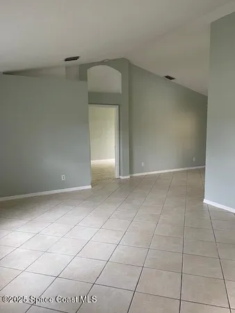 a view of an empty room