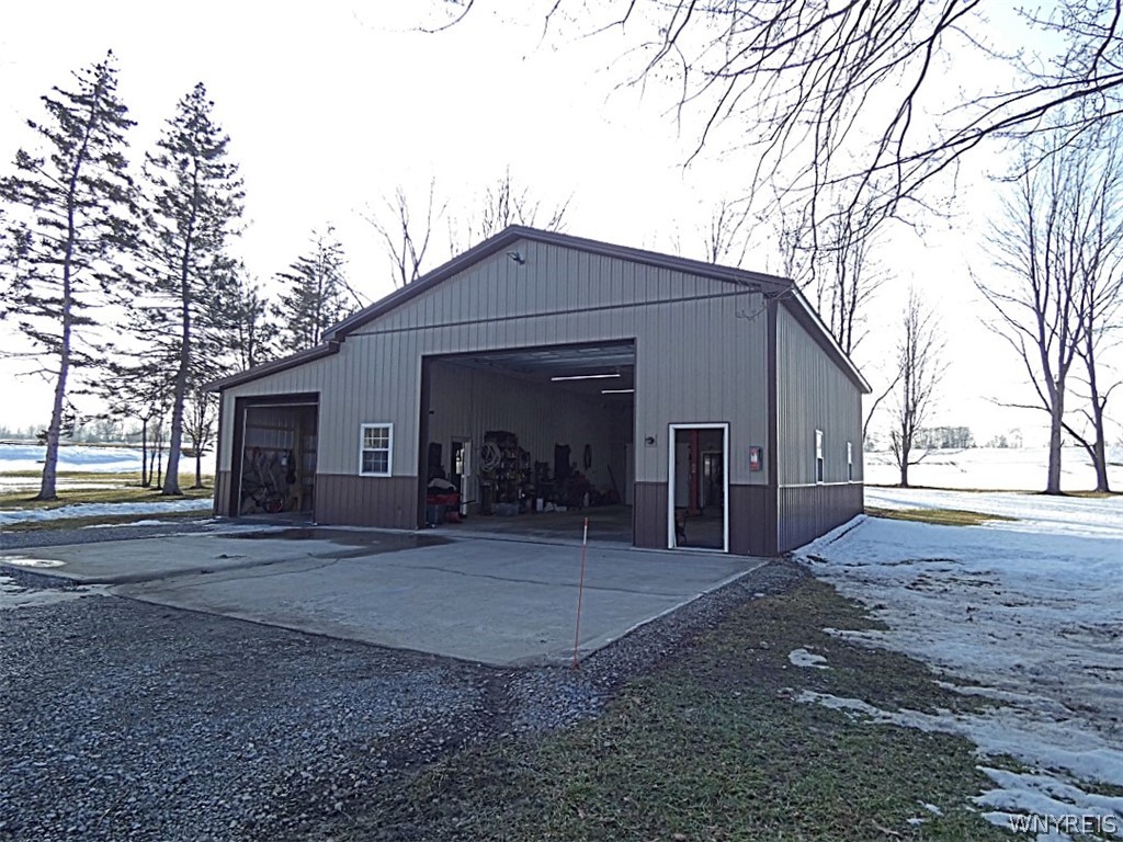 10209 Broadway Road Persia, NY 14070 - Photo 45 of 50 Detached Garage is 32' W x 48'L x14' H with Lean-t