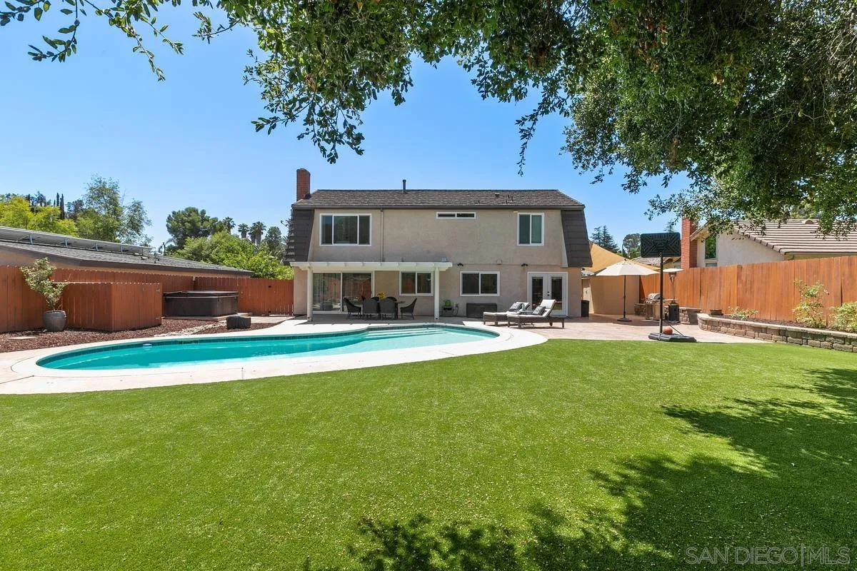 14437 Hillndale Way Poway, CA 92064 - Photo 29 of 35 a view of a house with a big yard