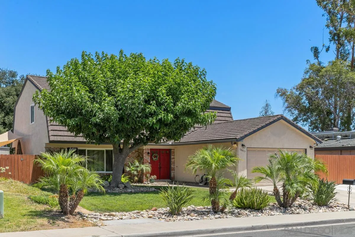 14437 Hillndale Way Poway, CA 92064 - Photo 35 of 35 a front view of a house with garden